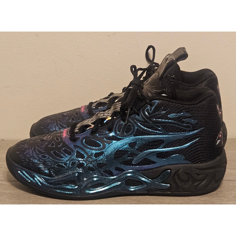 Puma MB.01 LaMelo Ball Not From Here Iridescent Black Blue Mens Size 9 311310-01 - Picture 4 of 9